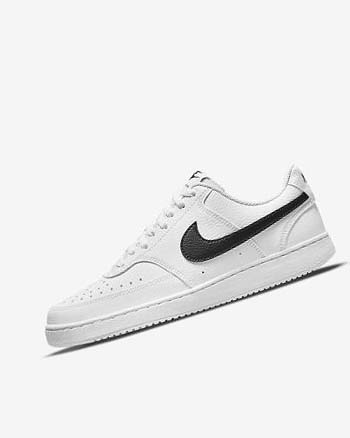 Nike Court Vision Low Next Nature Blancos Blancos Negros | MX 5198